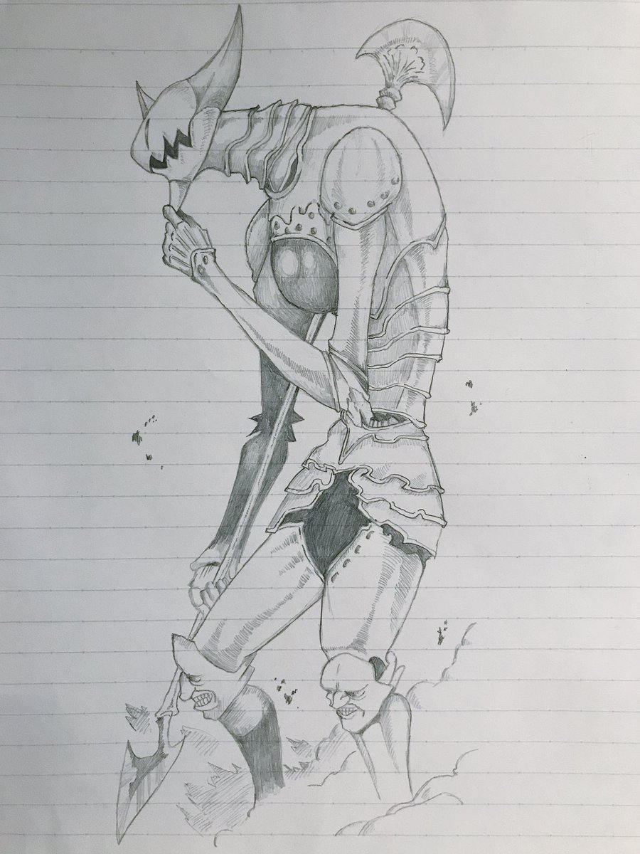 Uzivatel 水野 Na Twitteru 描いてみた これからも七つの大罪キャラ描いていきたい 七つの大罪 十戒 ガラン 真実のガラン 絵描きさんと繫がりたい