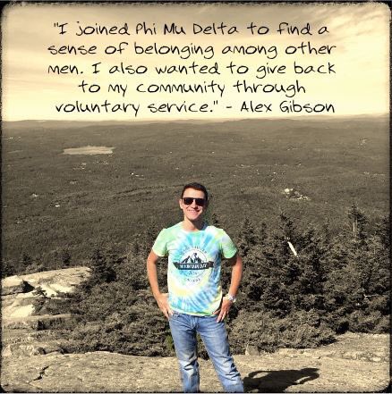 PMDNuXi's tweet image. We have been asking some of our brothers why they joined Phi Mu Delta. Here is what @atgibson98 has to say about it. If you are interested in learning more about our fraternity, feel free to reach out to brothers or message us directly! #pmd #nuxi #brotherhood #lionswholead