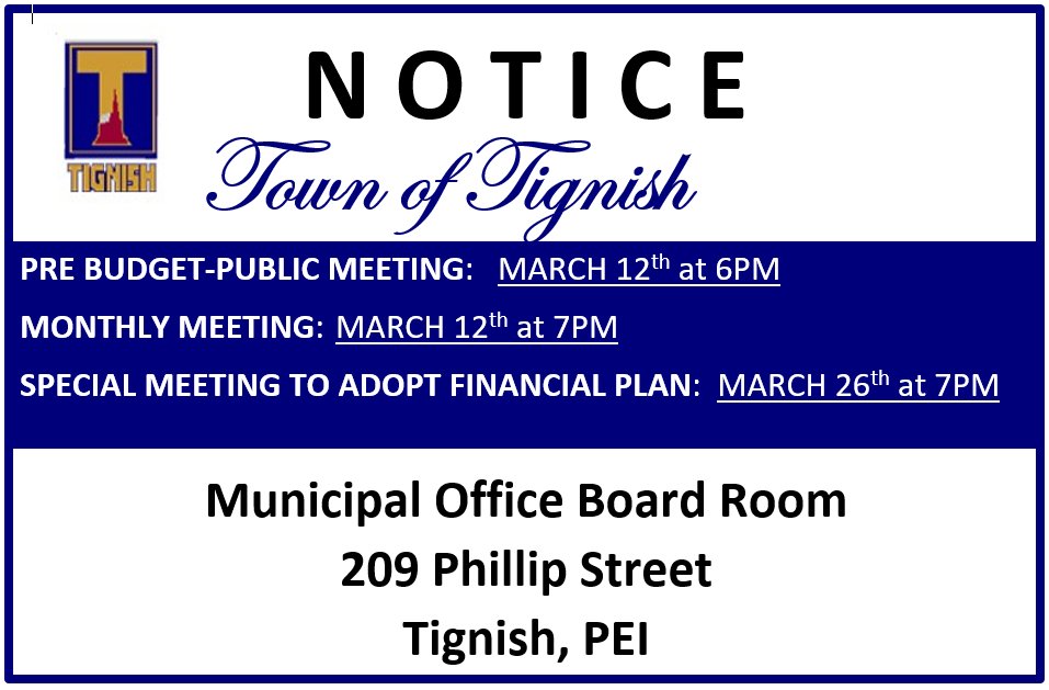 Town of Tignish tweet media