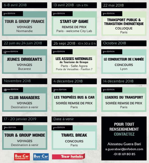 TTVevent1's tweet photo. Découvrez dès à présent l'ensemble des événements 2018 @Tourhebdo @tourismegroupe @ConnexionTT #Voyage #colloque #transitionenergetique #prix #concours #event https://t.co/CUHDnD2rtm