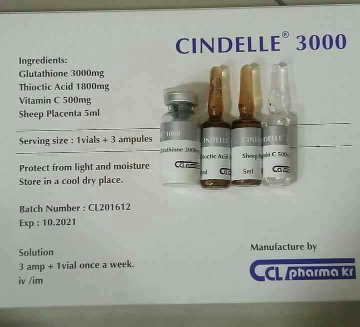 Whitening Booster Cindella 3000mg Full set=6x treatment RM250 FREE POSTAGE  FREE CLINIC LIST FREE CONSULTANT 0123218209