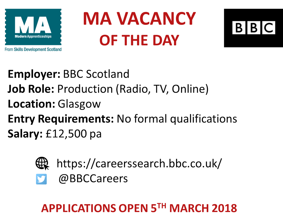castlemilk_high's tweet photo. This week is #ApprenticeshipWeek and at Castlemilk High we will be advertising apprenticeship offers for you to consider #offeroftheday #learningthroughwork #positivedestination https://t.co/iSgLwDwPXt