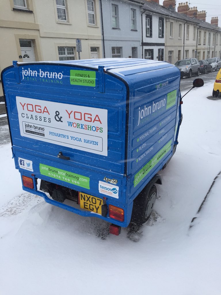 #Ape in the Snow #Penarth . Enzo our and about during the snow weekend