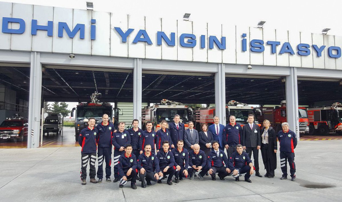 Funda Ocak, ARFF Personellerini ziyaret etti 24 Ekim 2025