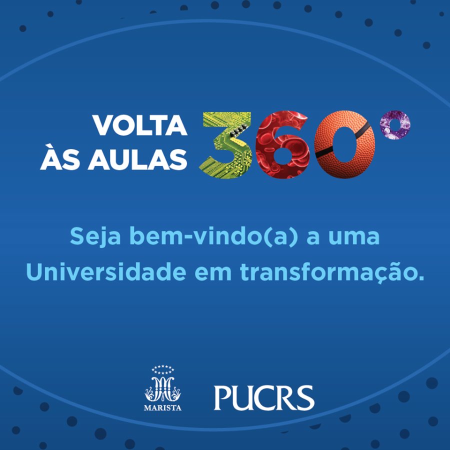 Hoje começa um importante ano da nossa transformação e vocês também fazem parte desse movimento. Sejam bem-vindos, com certeza será um ano incrível!😉 #pucrsvoltaàsaulas #pucrs360