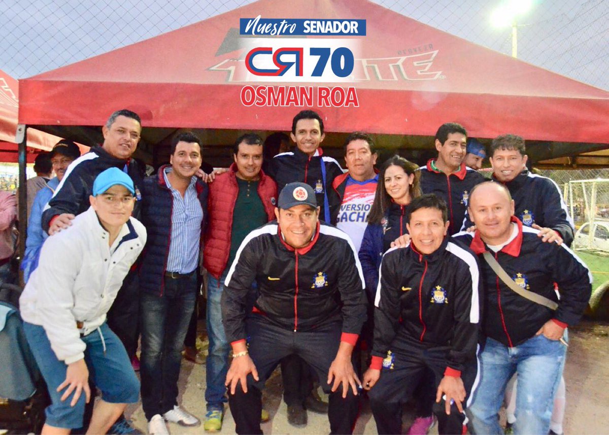 OsmanRoaJr's tweet photo. Estuvimos en la primera “Copa Osman Roa de Fútbol 7” en #Duitama . No permitiremos que el deporte de #Boyacá siga a la deriva, por eso propondremos en el Congreso de la República poner en marcha un proyecto encaminado a “poder vivir del deporte”. . #SietePropuestasCeroCorrupción https://t.co/AHPPCJK8C3