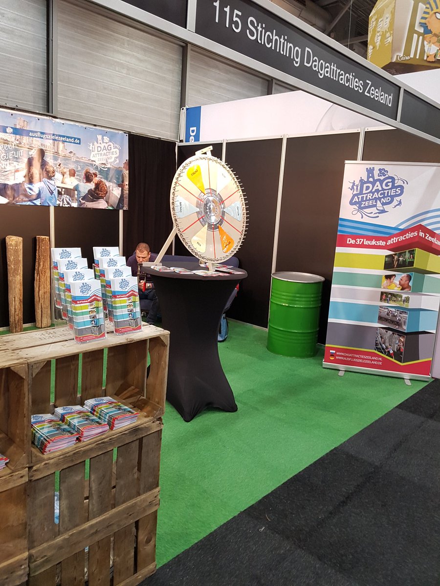 Gezellig op de horecabeurs! Morgen staan wij ook in de stand van Dagattracties Zeeland. Kom even langs....en geef een zwieper aan het rad van Fortuin!!! We geven leuke vrijkaartjes weg!
