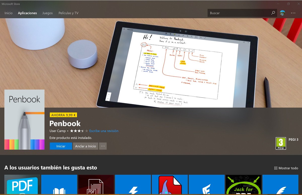 onewindows_es's tweet photo. Consigue #Penbook, la aplicación de #Escritura a mano alzada, gratis por tiempo limitado - https://t.co/uSOqehVkcB - #Oferta https://t.co/u2L9jxXEC1