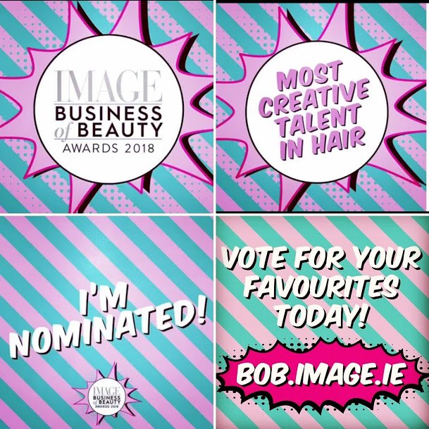 #monday #voteformeplease <a href="/image_magazine/">IMAGE Media</a> #bob2018 #imagebeautyandbusinessawards #mostcreativetalentinhair #DWTSIrl  #redshairsalon #ThankYou  #LinkInBio