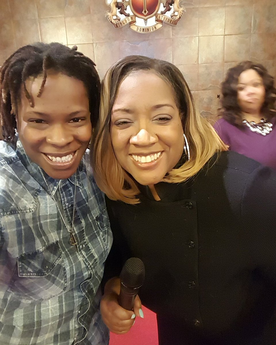kdcathedral's tweet photo. #RecapMonday #Repost
Executive Pastor #TerrieRimson w/ Shaye (#KDCI Praise Team Member) 
Yesterday at #KingdomUnplugged at #KDCINation #March #churchflow #church #SundayMorning #morningservice #showlove #love #winter #fellowship #kingdomlove #kingdom #MarchMadness https://t.co/XouhBSpQnA