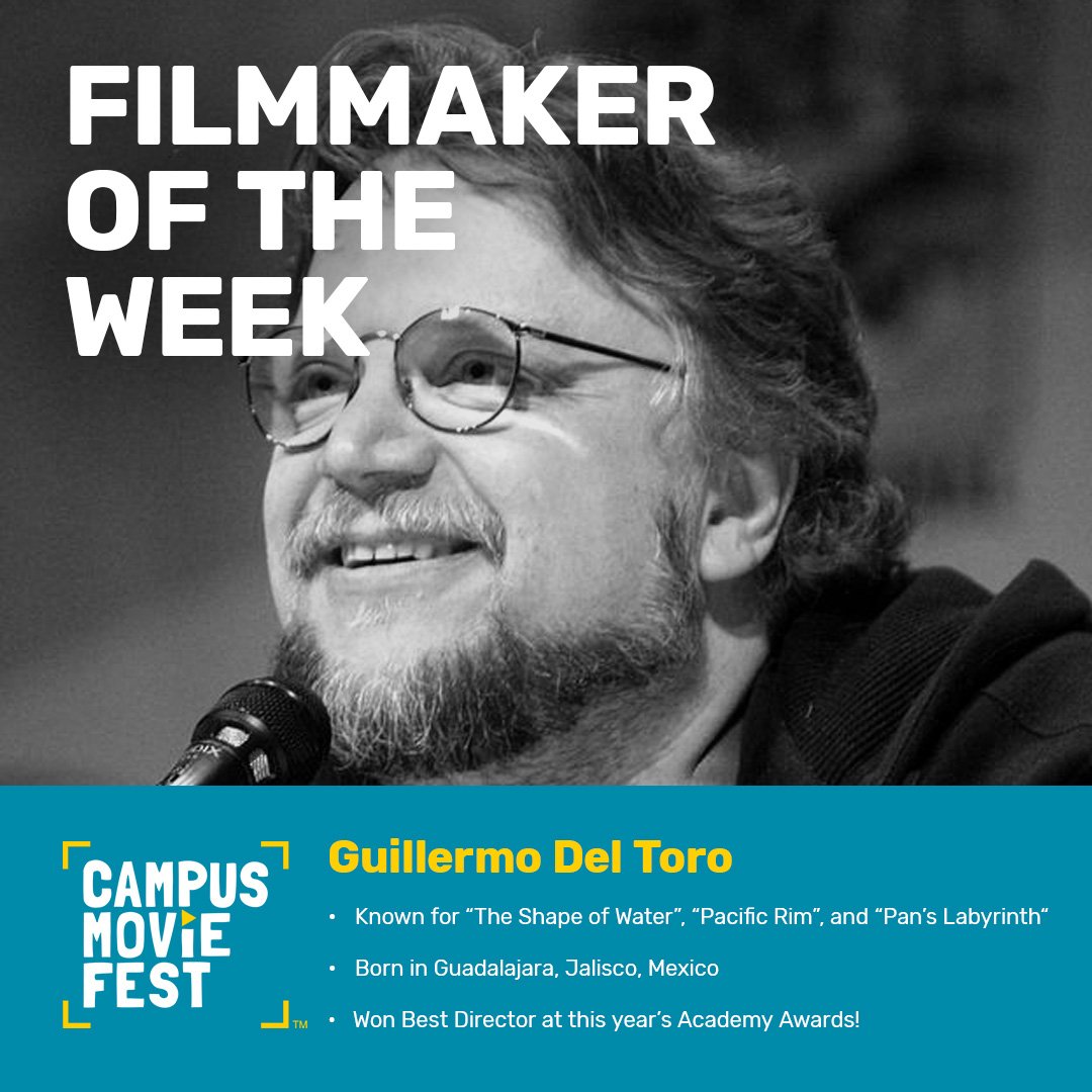 HackToSchool's tweet photo. And the winner is ... Guillermo Del Toro! He is also our #FOTW! 

#Film #Filmmaking #AcademyAwards2018 #Oscars #CMF https://t.co/KP4e5v9flc