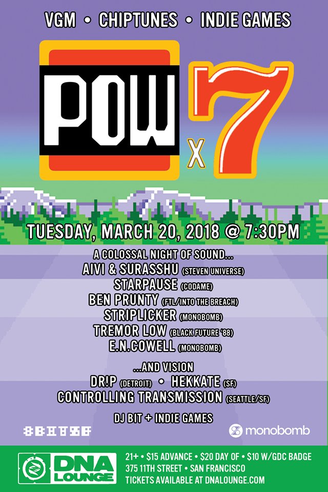 8bitSF's tweet photo. We're nearly TWO WEEKS OUT from awesomness descending on the @dnalounge the week of #GDC18! Have you purchased your tickets?

👇👇👇

3/20: ℹ️: https://t.co/RA1VYa6mXN | 🎟: https://t.co/hLmNJcE1tE   
3/23: ℹ️: https://t.co/r2h5WWO9PG | 🎟: https://t.co/2Ox8Bl3NDb https://t.co/Oc9NqZB1qj