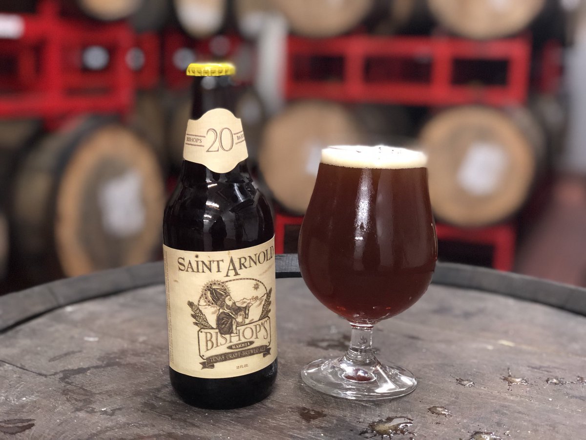 It’s here! Bishop’s Barrel 20 is our Sorachi Ace Dubbel aged in red wine barrels with raspberries and brettanomyces and it’s available NOW at the brewery and in stores. 🍺