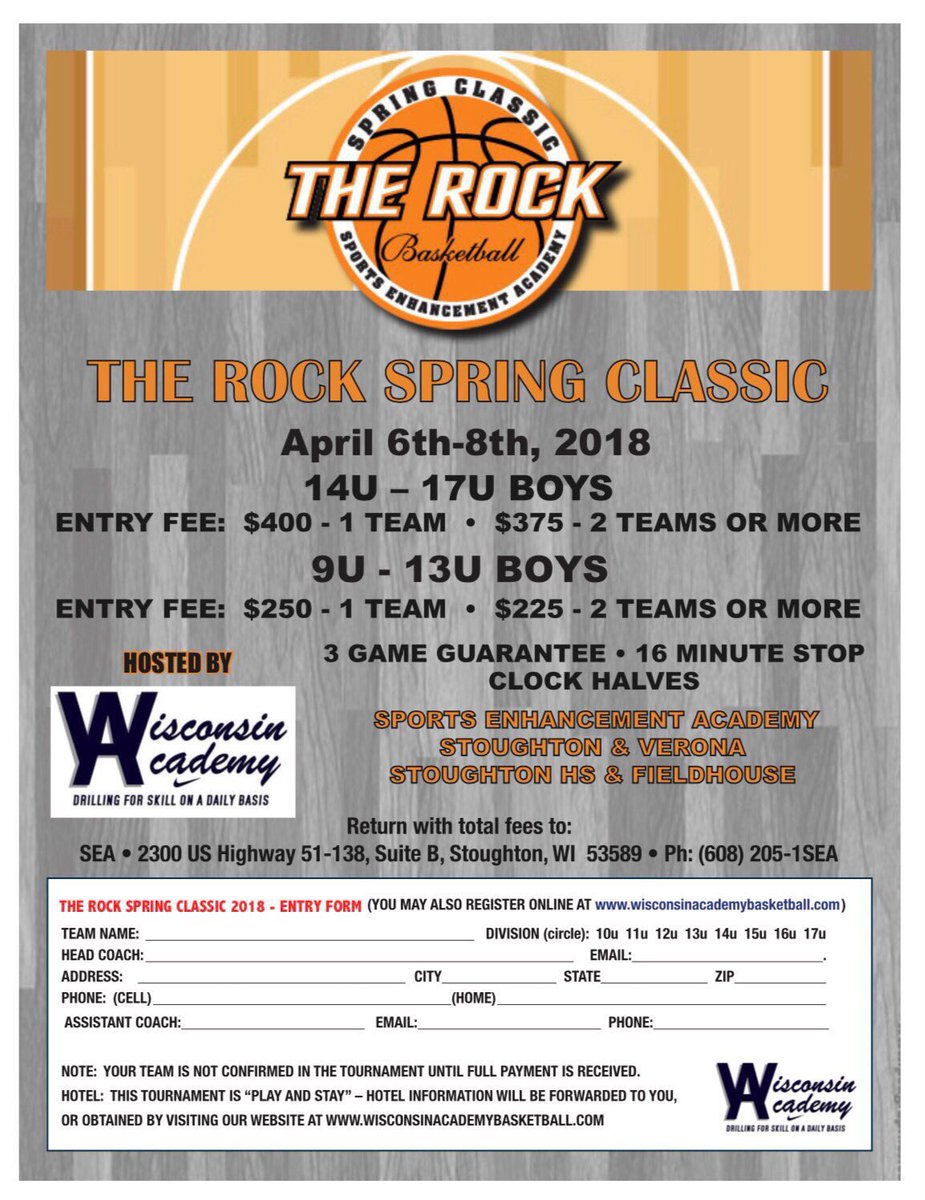 ROCKSpringClass's tweet photo. We are excited to announce Wisconsin Triple Threat (@WTT608) will be competing in the 2018 ROCK Spring Classic at @SEAFacilities in April! #ROCKSpringClassic https://t.co/u6fNrIIgAe