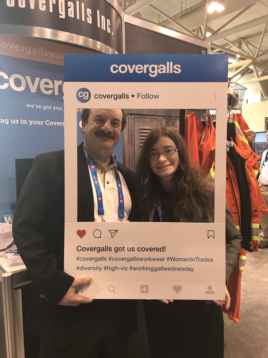 Our favorite thing at #PDAC2018 is Dad’s supporting Daughters 💙 #Allies #GeologyStudent #HireKira #GeosRock @BrimageLawGroup