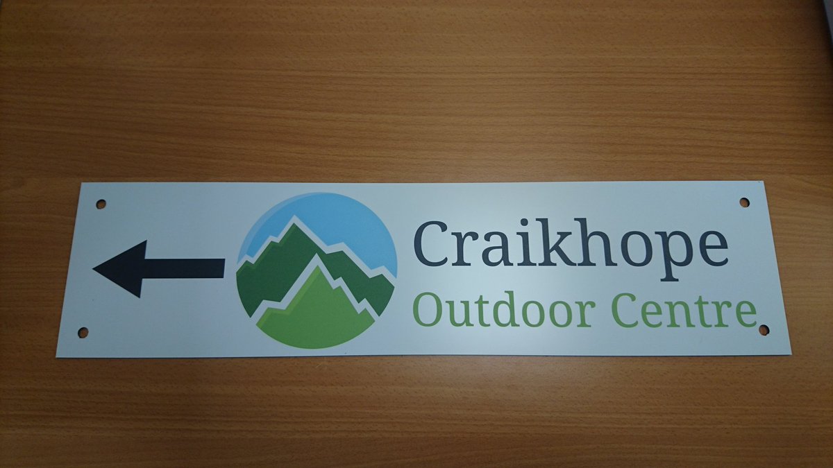 In2venture's tweet photo. New Craikhope signs have arrived https://t.co/Gt8m9M3jBN