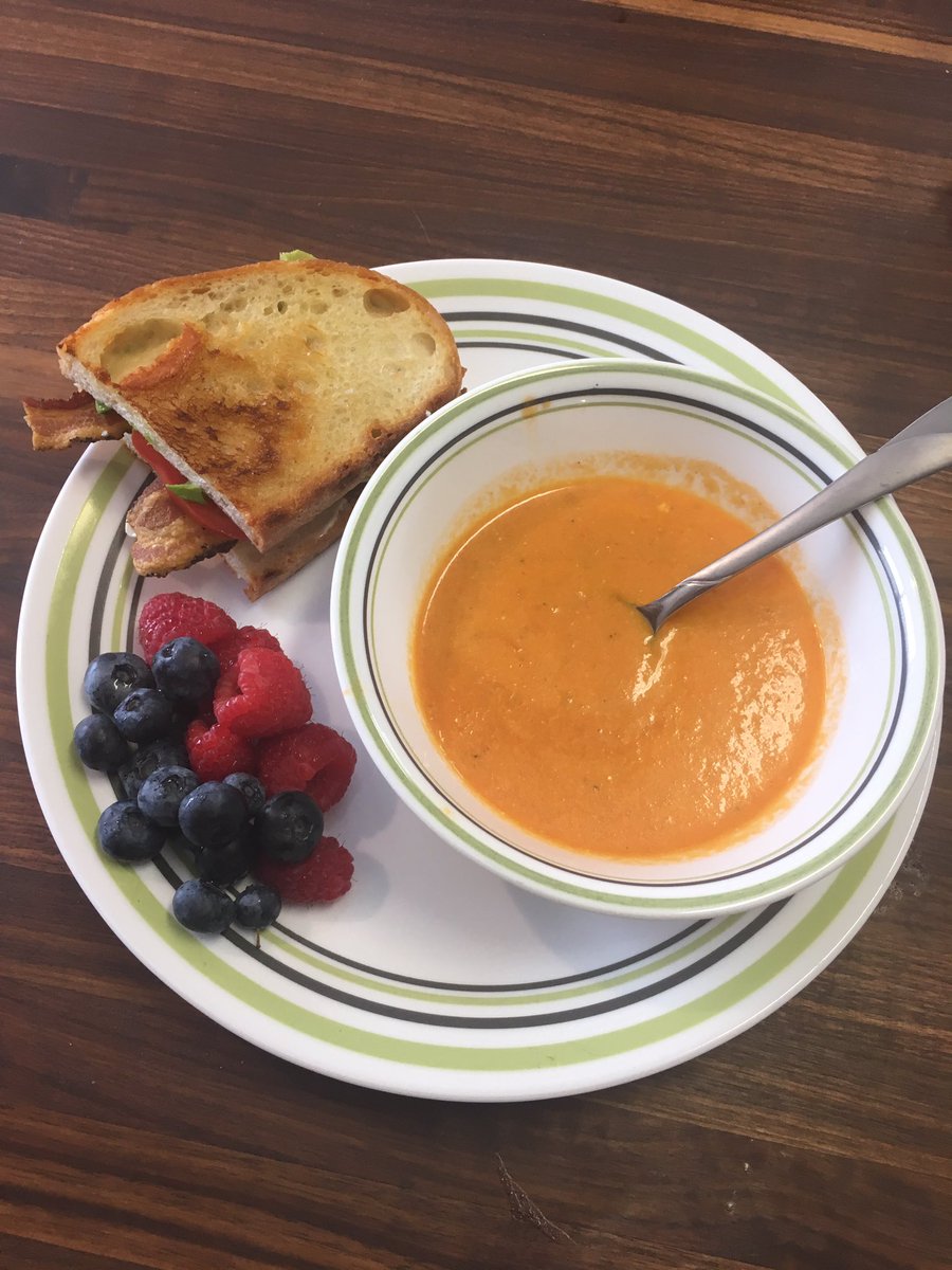 lynseemattson's tweet photo. Snow day lunch. Enjoying the time home to create this with my kids! What are my Packer students cooking up?? #snowday2018 #marchsnowstorm #sspfacs https://t.co/P7U5h5Zq43