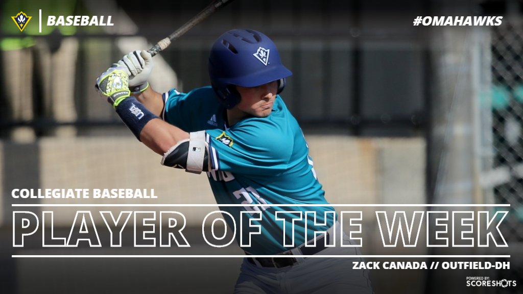 UNCWBaseball's tweet photo. Zack Canada hit .474 with three home runs and 10 runs batted in and was named National Player-of-the-Week by @baseballnews https://t.co/W5kMohUotA https://t.co/qYLYXhiHmj