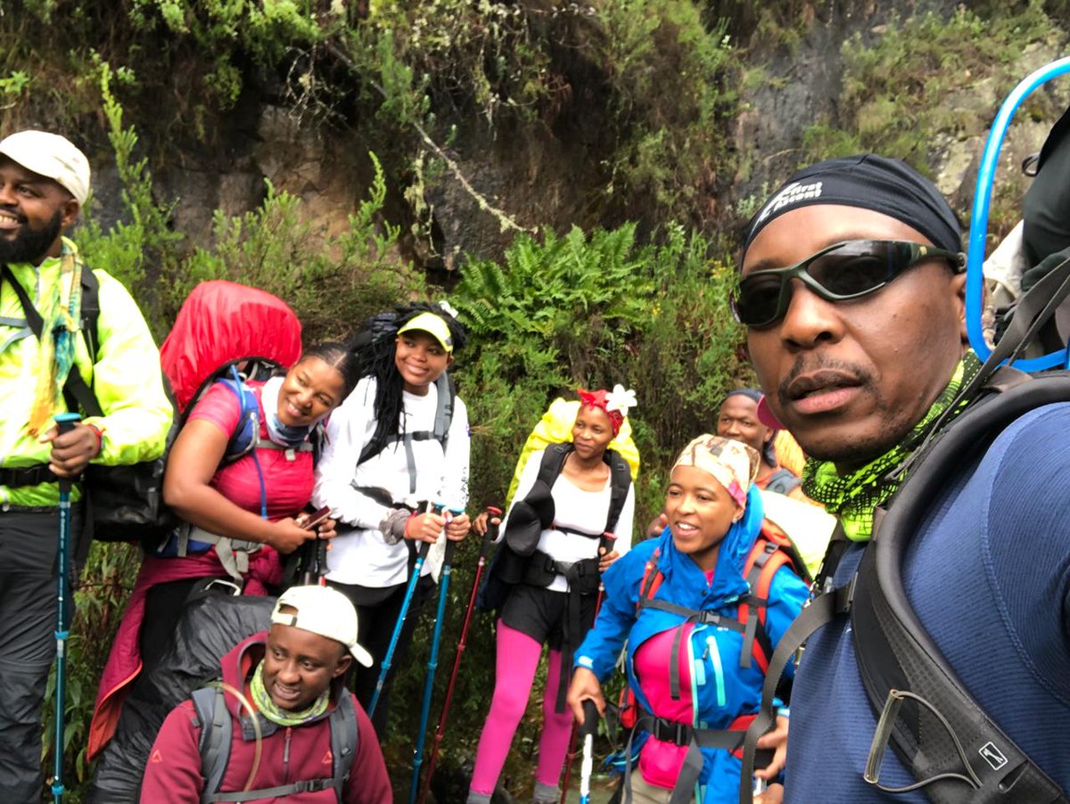 Lermon's tweet photo. One of the great hikes done last weekend in Woodbush #Magoebaskloof 
#HikeSquad #SkirtGirl #Hiking #WeHike #ItsMySouthAfrica 📸 @Kea1_nthate https://t.co/kRMi6s3E9U