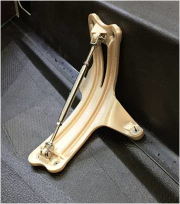 ScottSevcik's tweet image. 3D printed manufacturing tool produced using Stratasys’ Fortus 450mc 3D Printer in ULTEM 9085 material, enables Indaero to obtain complex shapes that perfectly fit the curvature of aircraft panels, which is not possible using traditional aluminum tools.... bit.ly/2H5qdXP
