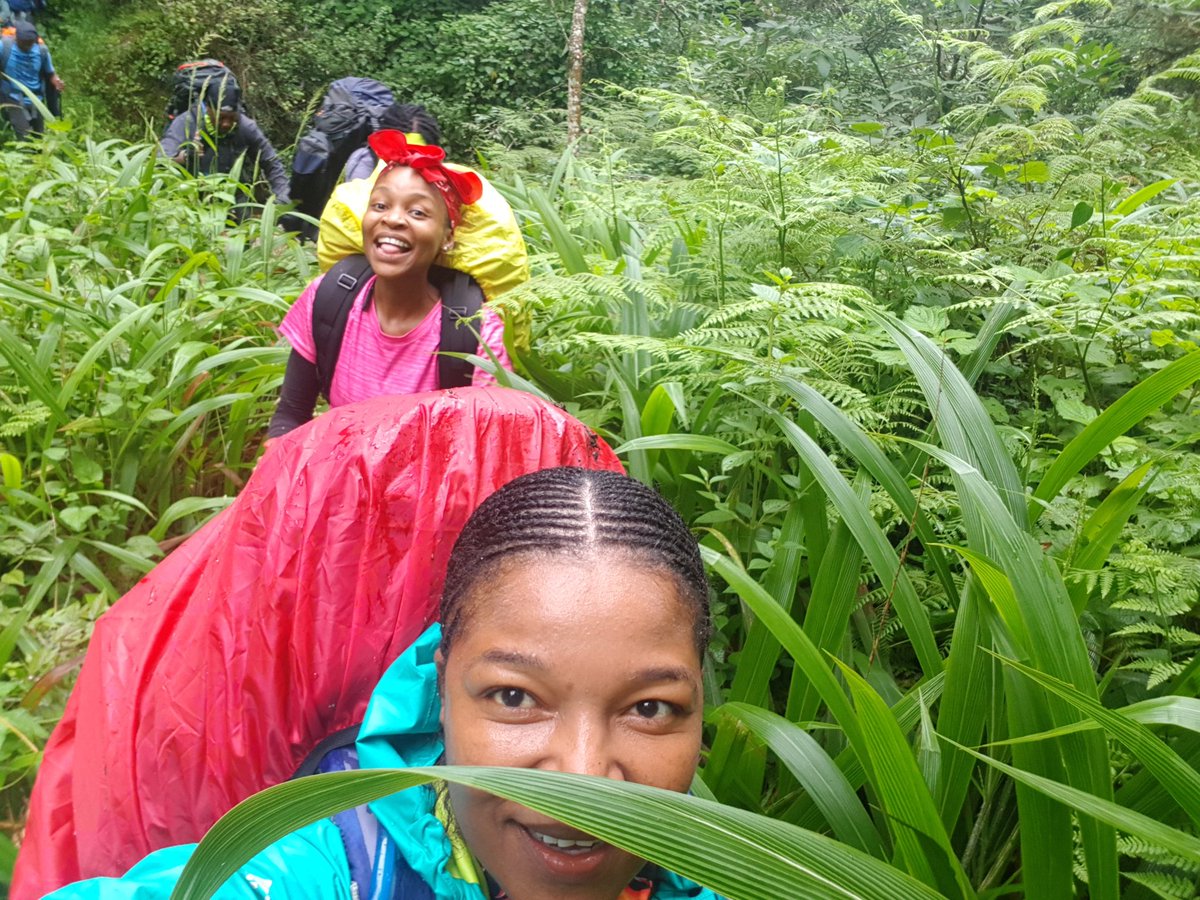 Lermon's tweet photo. One of the great hikes done last weekend in Woodbush #Magoebaskloof 
#HikeSquad #SkirtGirl #Hiking #WeHike #ItsMySouthAfrica 📸 @Kea1_nthate https://t.co/kRMi6s3E9U