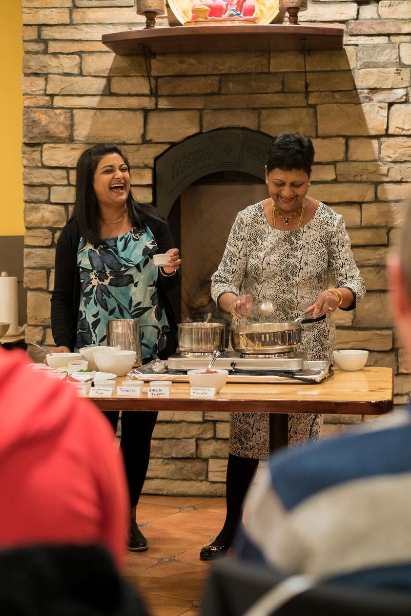TONIGHT! COOKING WITH MAMMA ❤️Monday March 5th, 6-8pm,
Live Cooking Demo + FULL MEAL + Hot homemade Chai 
SOUP: Mushroom &amp; Barley.  SALAD: Beet &amp; Lentil Tabbouleh. ENTREES: Dahl with Eggplant. Potato Curry. DESSERT: Apple Berry Crisp with Vegan Custard. $40! Come Pay At Door!