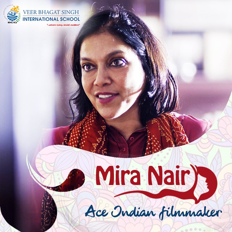 vbsis_official's tweet photo. Well  known for her bold movie themes related to Indian society, Mira Nair  has won the hearts of many critics, around the world due to her creative  and subjective directorial skills. #SheRulesTheWorld https://t.co/94bNnkty8F