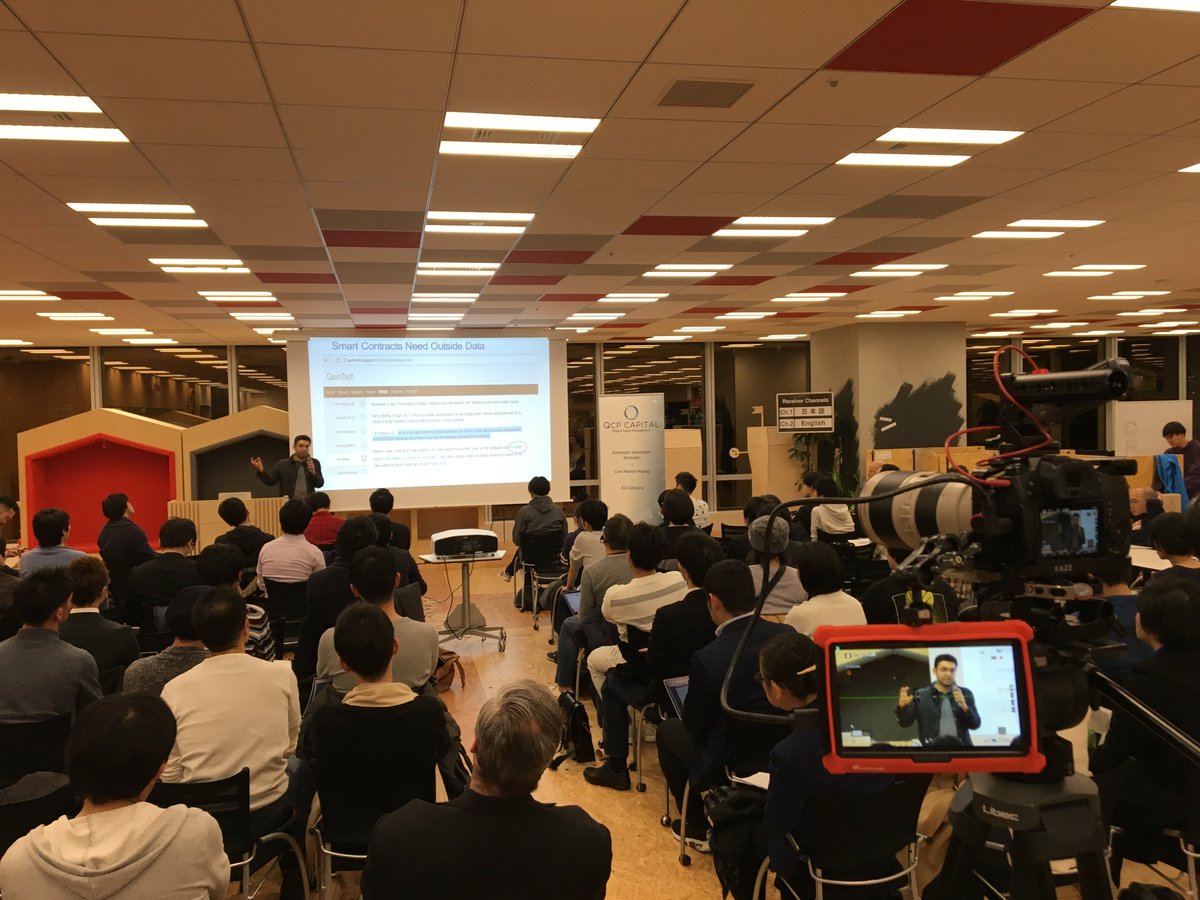 Our international Mobius community is growing! We've had several great meetings in Japan that brought us back out to Tokyo. Here's pics from this weekend's event at Yahoo Japan, where we headlined "Blockchain Breakthrough Leaders". Both <a href="/CyrusKhajvandi/">Cyrus S. Khajvandi</a> and @monisr2017 presented.
