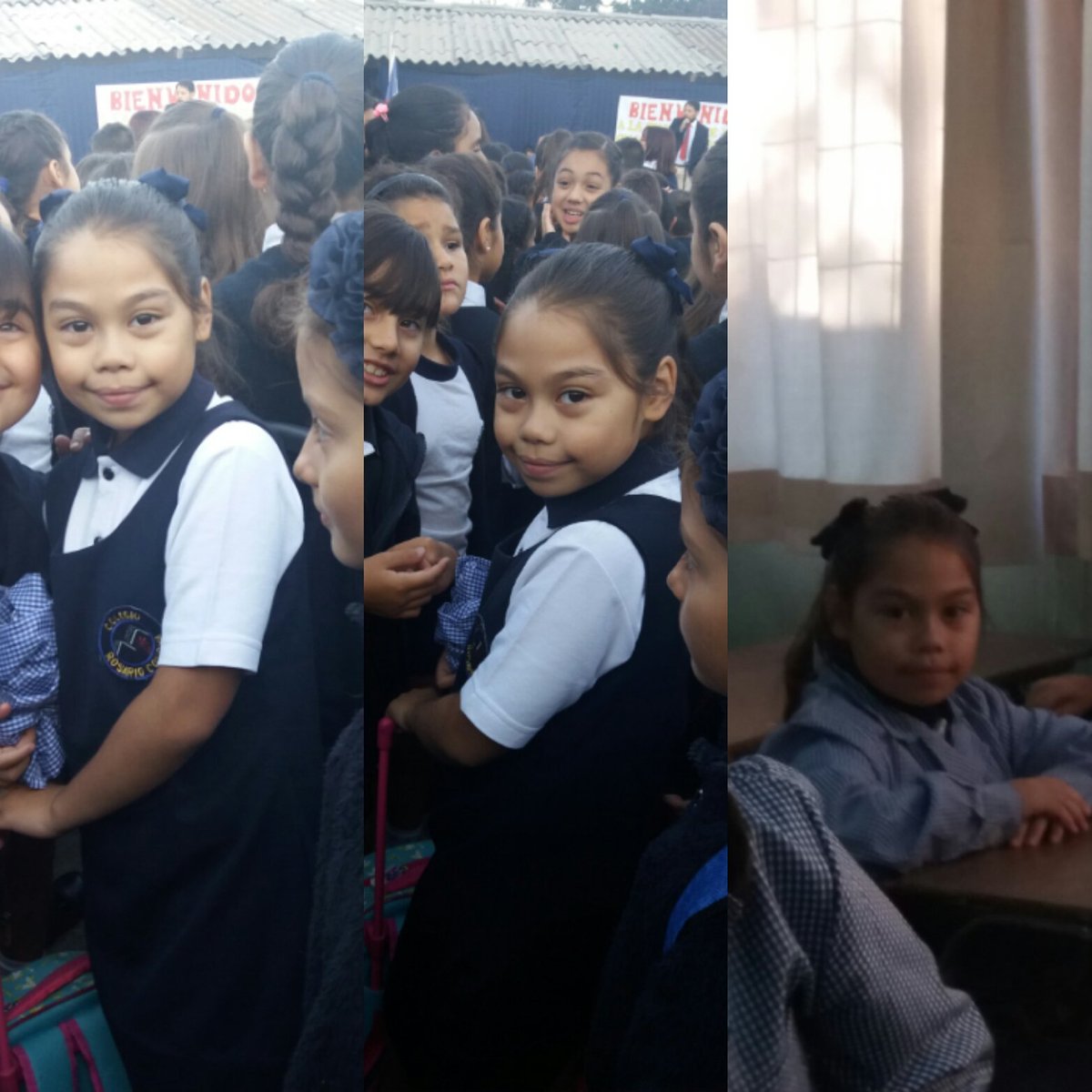 Danyy323's tweet photo. #MiPrimerDiaDeClases MG te amo hija ya en tercero básico 2018 @MuchoGustoMEGA https://t.co/GsCJmGpLBI