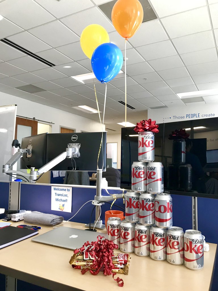 transloclife's tweet photo. We are very excited to welcome Michael to our team. He will be our awesome Scrum Master! We love to add a personal touch to each new family member. Congratulations Michael! #transloclife #peoplefirst #welcome #scrummaster https://t.co/DzEaQURY9b