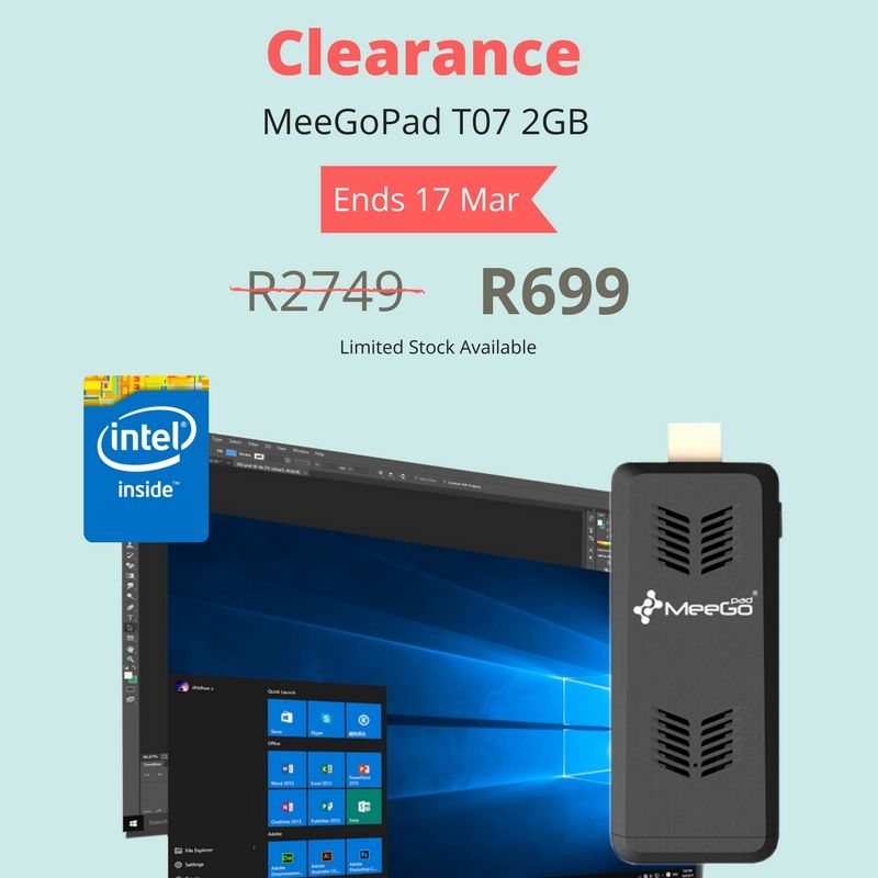 OrderNowMV's tweet photo. Clearance sale on the MeeGoPad T07 2GB. Save R2000+. Now only R699! https://t.co/eutWXiWAMw