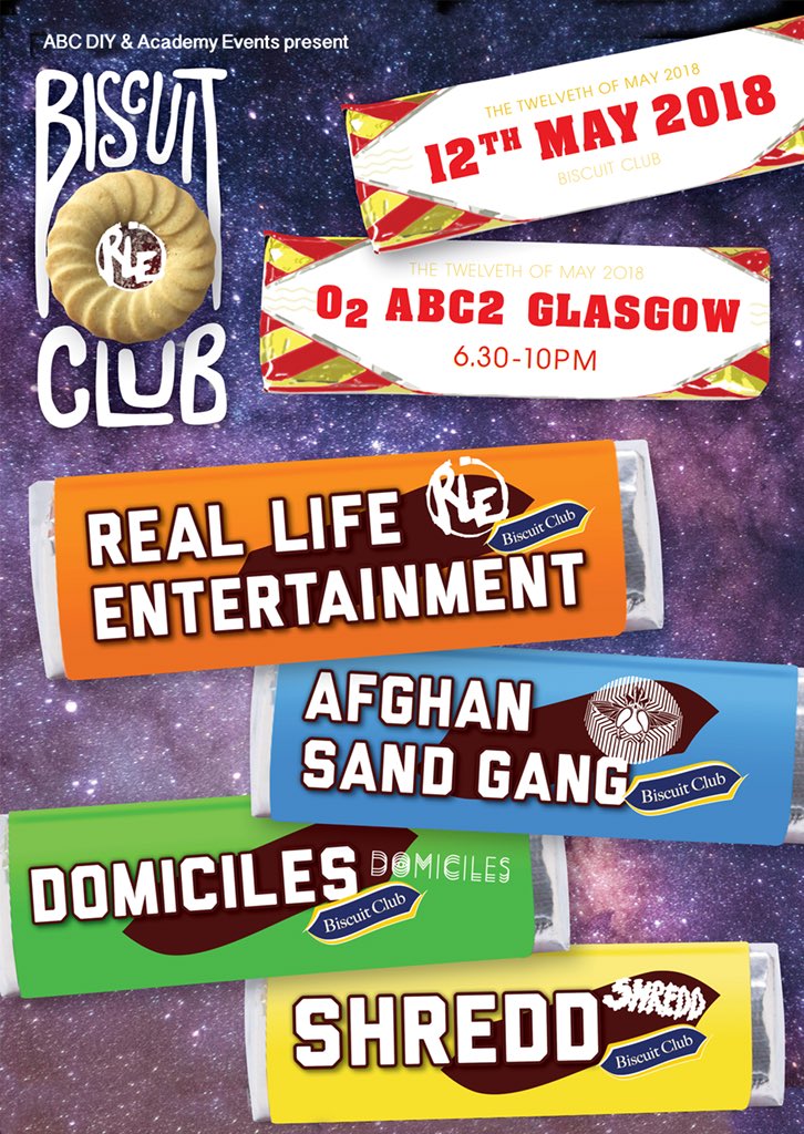 12th May we be headlining O2 ABC2
Tickets are £6 and can be collected from ze bands prior to the event.
#livemusic #glasgow