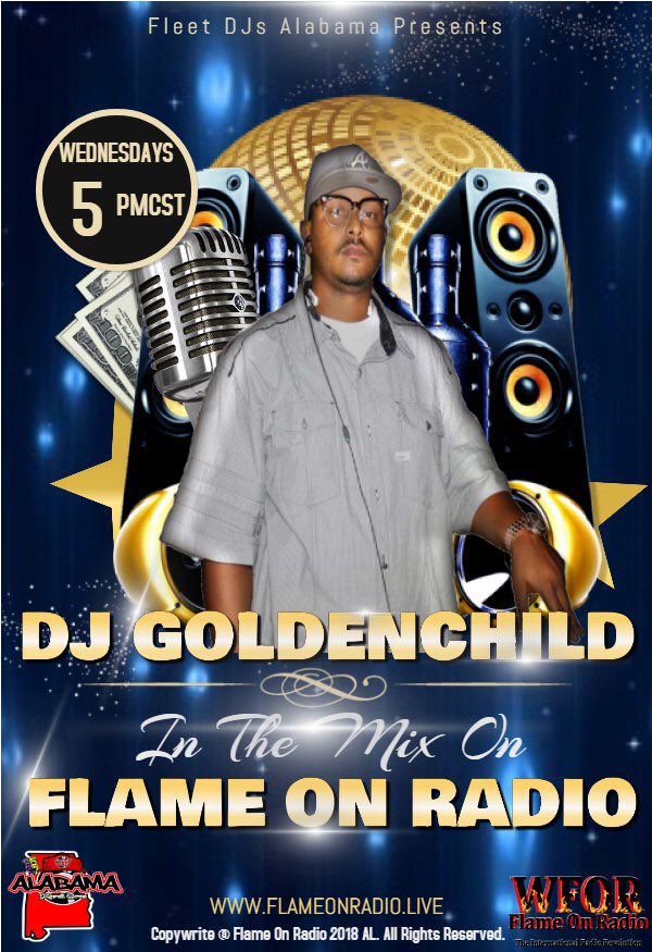 DGoldenchild205's tweet photo. Catch me on Flame On Radio jumpstarting the work week 5oclock turn up #fleetdjs #fleetdjsofalabama #bestofbothworldzdjez Download the Radionomy App and tune in to radio unfiltered https://t.co/P8obSEBgJi