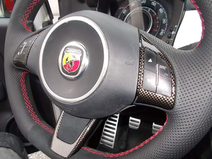 EliaMarega's tweet photo. Cubicatura particolari volante Fiat 500 Abarth effetto "carbon look"!!! #cubicaturavillesse #dippatura #watertransferprinting #carbon #carbonlook #volante #500abarth #abarth #carbonio #fiat500abarth #2mcar https://t.co/Ryl3bsom2C