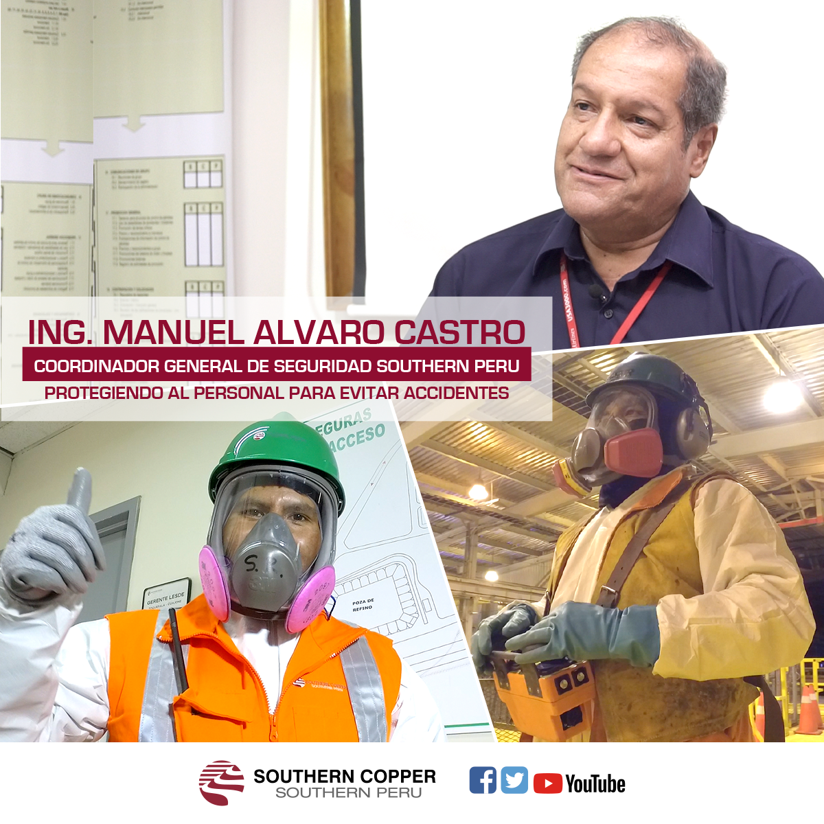 CDI_SOUTHERN's tweet photo. Southern Peru está trabajando constantemente con todas las herramientas de gestión para proteger la seguridad y salud de todo el personal en las operaciones mineras, hay áreas que tienen años sin accidentes. La seguridad es tarea de todos. https://t.co/zXb93Umpca