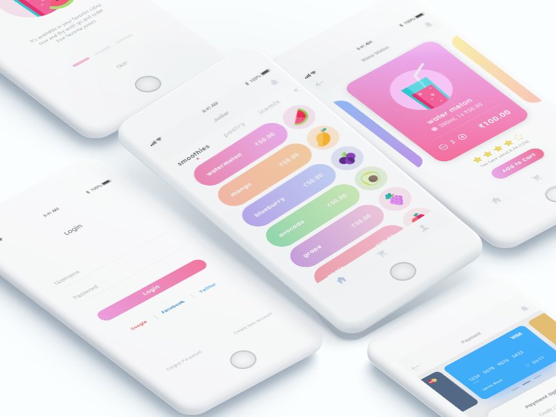 Catch this free Jusbar - Collection by @firosnv and spread the love bit.ly/2CYW7Tp #adobe #xd #project #template #iphone #apple