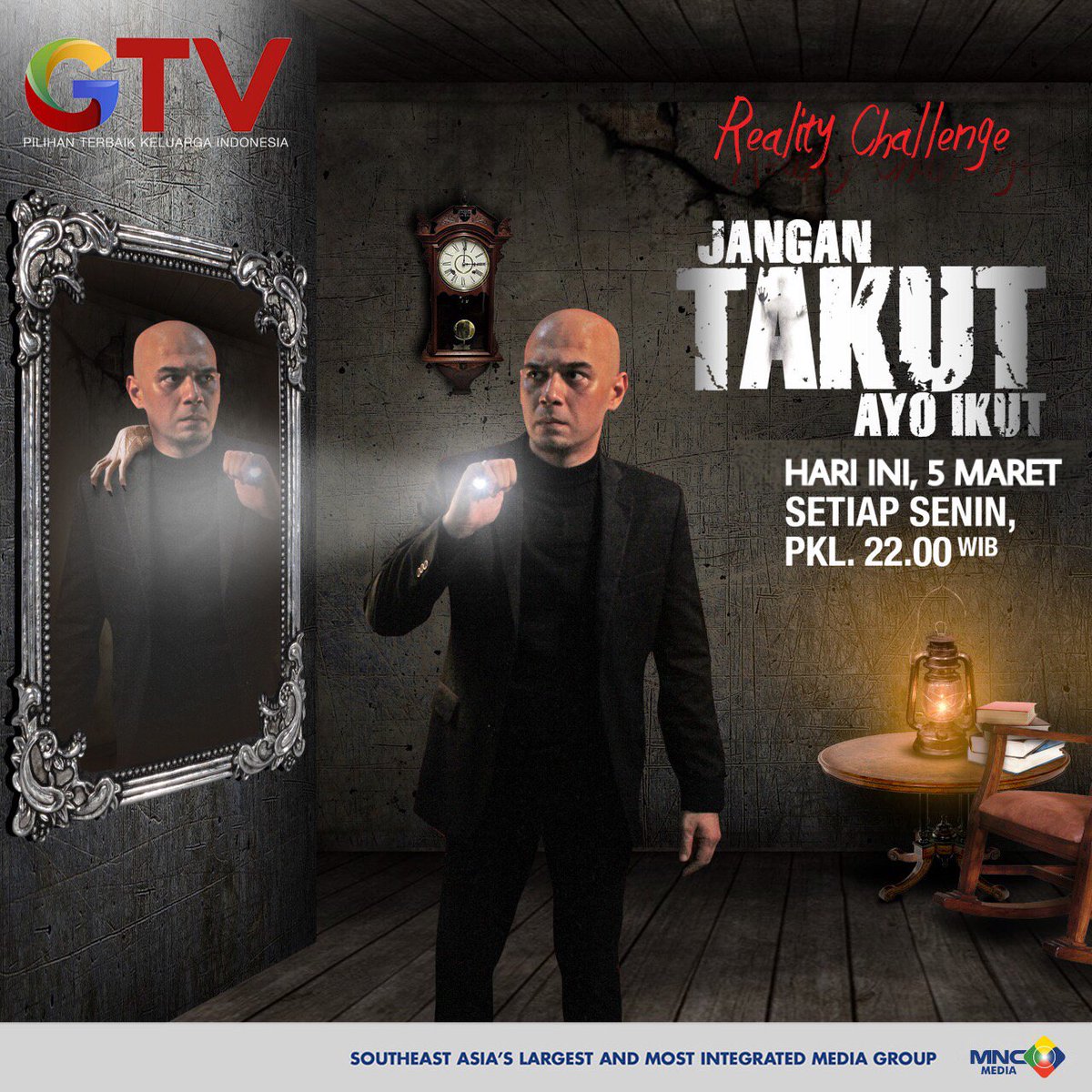 Happy Watching dan bersiap untuk “JANGAN TAKUT AYO IKUT” Sesaat lagi! Pkl22.00 WIB hanya di GTV #JanganTakutAyoIkutGTV