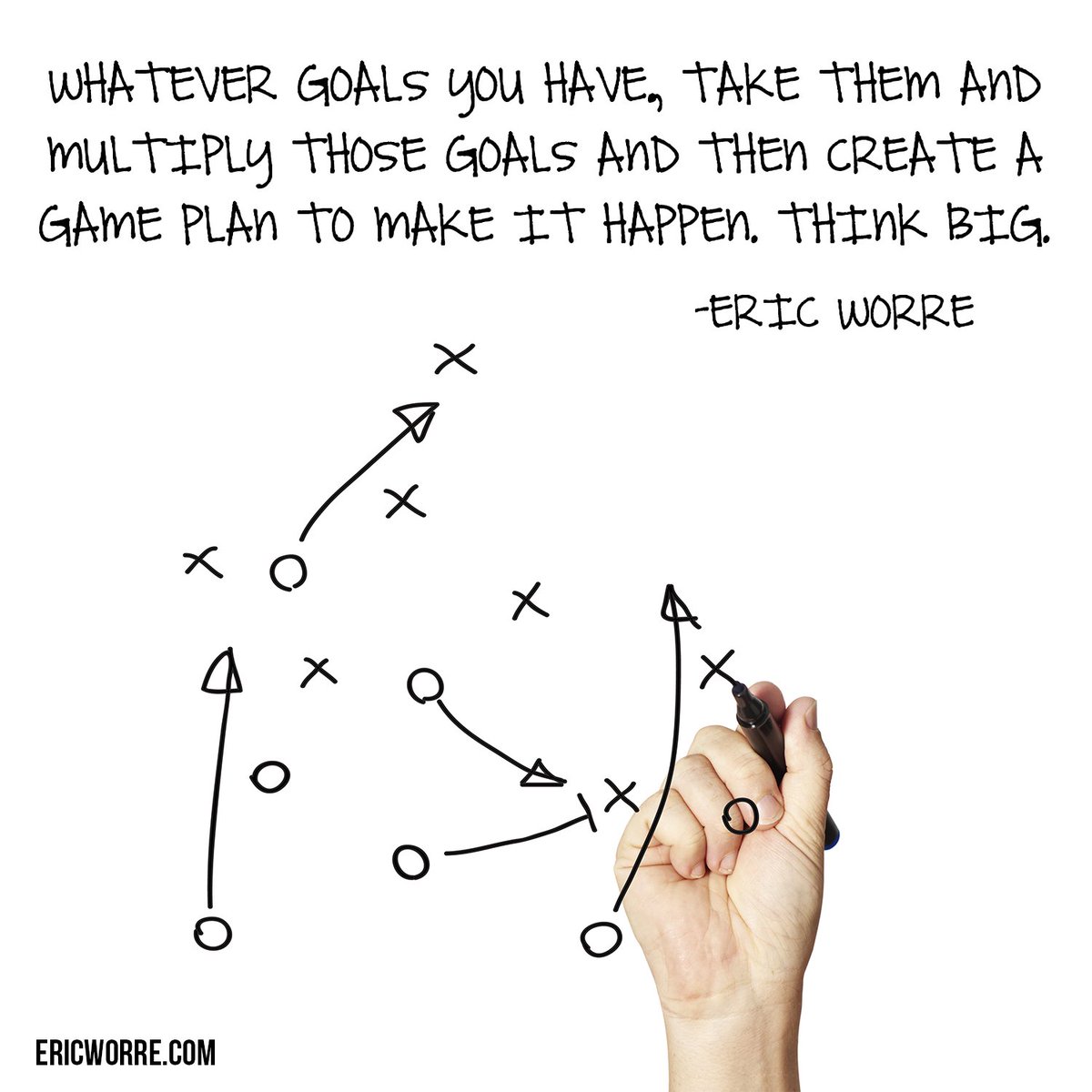 EricWorre's tweet photo. #CreateGoals #GamePlan #MakeItHappen #MondayMotivation https://t.co/zn5GiBzpvf