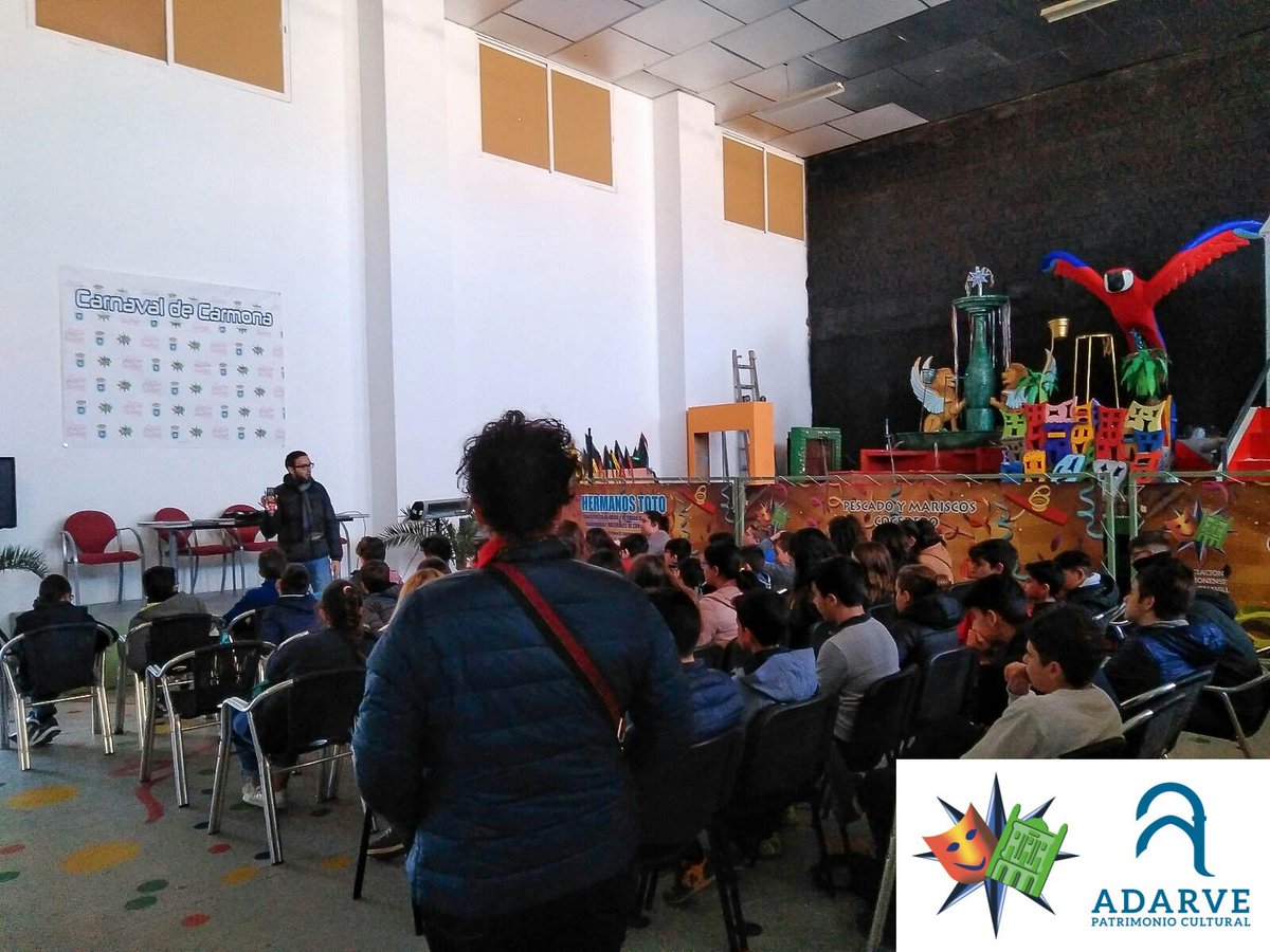 AdarveCultural's tweet image. Un #insti #instituto de #Alcolea visitó #Carmona hace unos días la sede de @AsocCarvalCar para conocer nuestro #Carnaval @AdarveCultural participó encantado en esta enriquecedora actividad #conAdarve facebook.com/pg/AdarveCarmo…