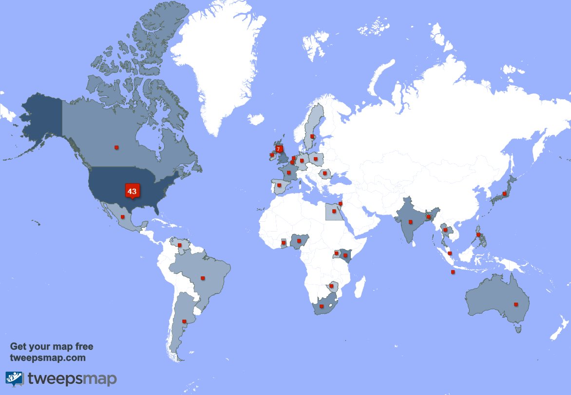 I have 4 new followers from UK., and more last week. See tweepsmap.com/!Mindthereset