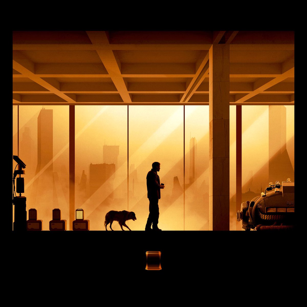 Matt Ferguson Roger Deakins Won The Best Cinematography Oscar For Blade Runner 49 And Deservedly So It S An Incredibly Beautiful Film His Work Made Making These Art Cards For The