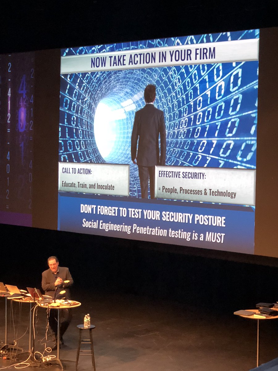 BurwoodGroup's tweet photo. Social engineering #PenetrationTesting is a MUST. Educate, Train, and Innoculate. Excellent #SecurityTitans February event by @ISSAPHX @codywamsley @kevinmitnick @annie_bdc #infosec https://t.co/7Rc4v0WIbQ