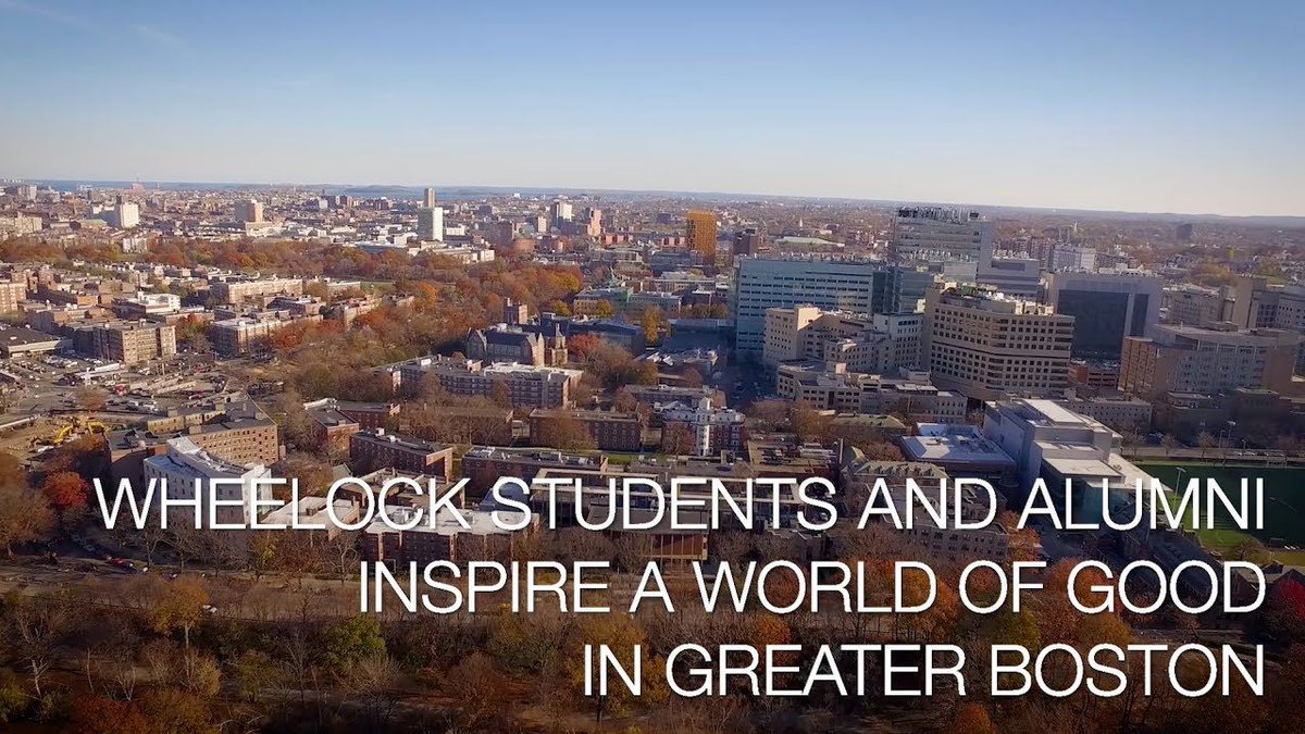 BUWheelock's tweet photo. WATCH: Wheelock College Students and Alumni Inspire a World of Good in Boston https://t.co/hH1cdXsbSk #wheelockcollege #worldofgood #boston https://t.co/LTbI5KvVNm