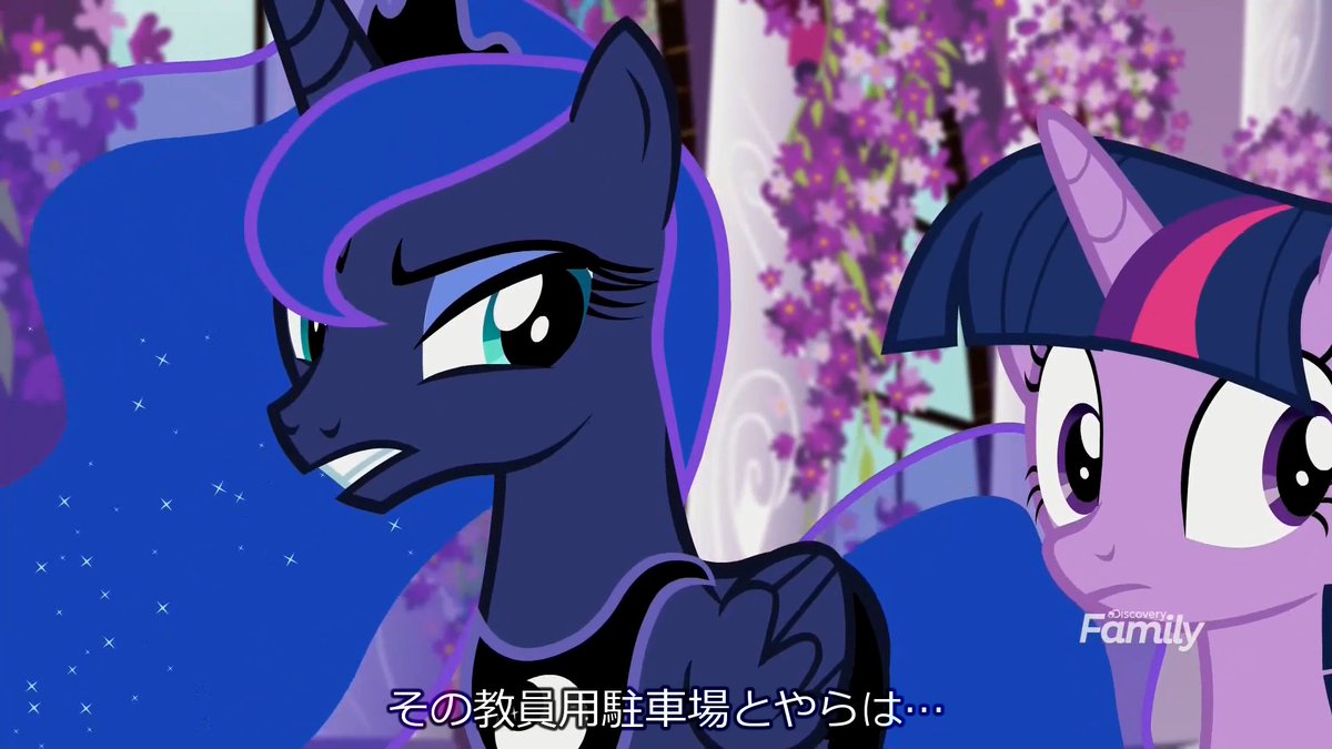 すてけんstinken בטוויטר 駐車場が強大な力を持つ場所 というプリンセス ルナのセリフは勘違いギャグであるとともにウォールフラワーとの対決で最強の魔法である友情が発動する場所 駐車場を示しています