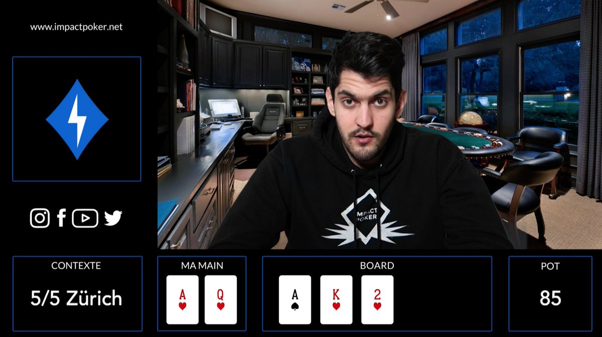 Impact_Poker's tweet photo. ♠🔎 Nouvelle Hand Review à voir sur facebook et notre chaîne Youtube (LINK IN BIO) ! #poker #impactpoker #cashgame #vlog #analyse #technique #strategie #cardsup #youtube #entrepreneur #passion #pokerlife #lifestyle #youtuber #discipline #work https://t.co/0KimqIXf9X