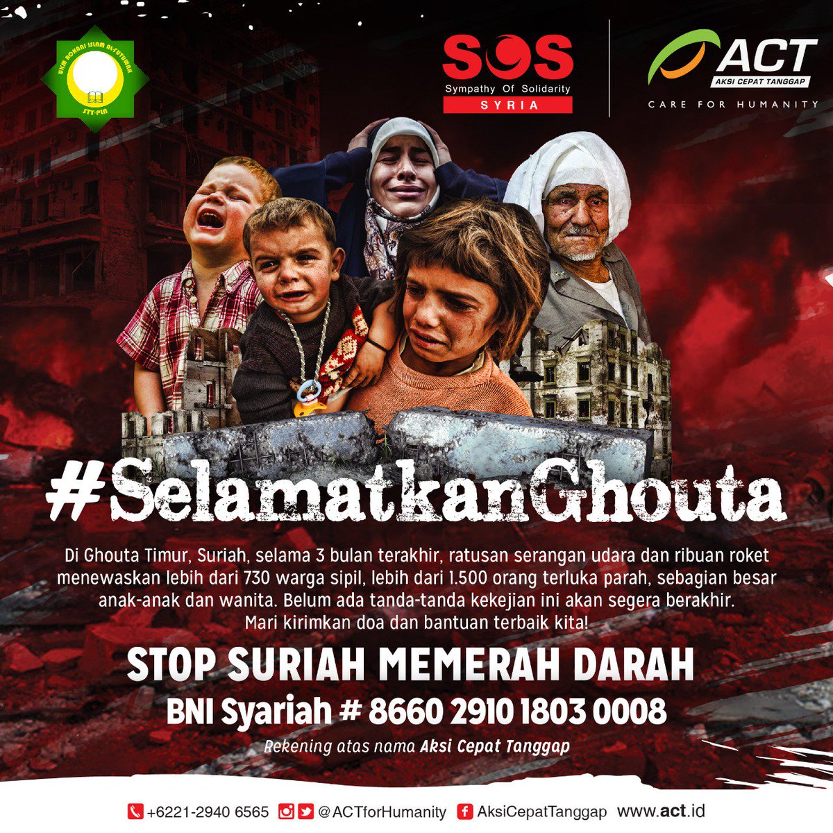 #StopSuriahMemerahDarah #Syria #Suriah#TerbaikIndonesia #Humanity#GhoutaIsBleeding #EasternGhouta #Ghouta#LDKAl-FutuwwahutkGhouta