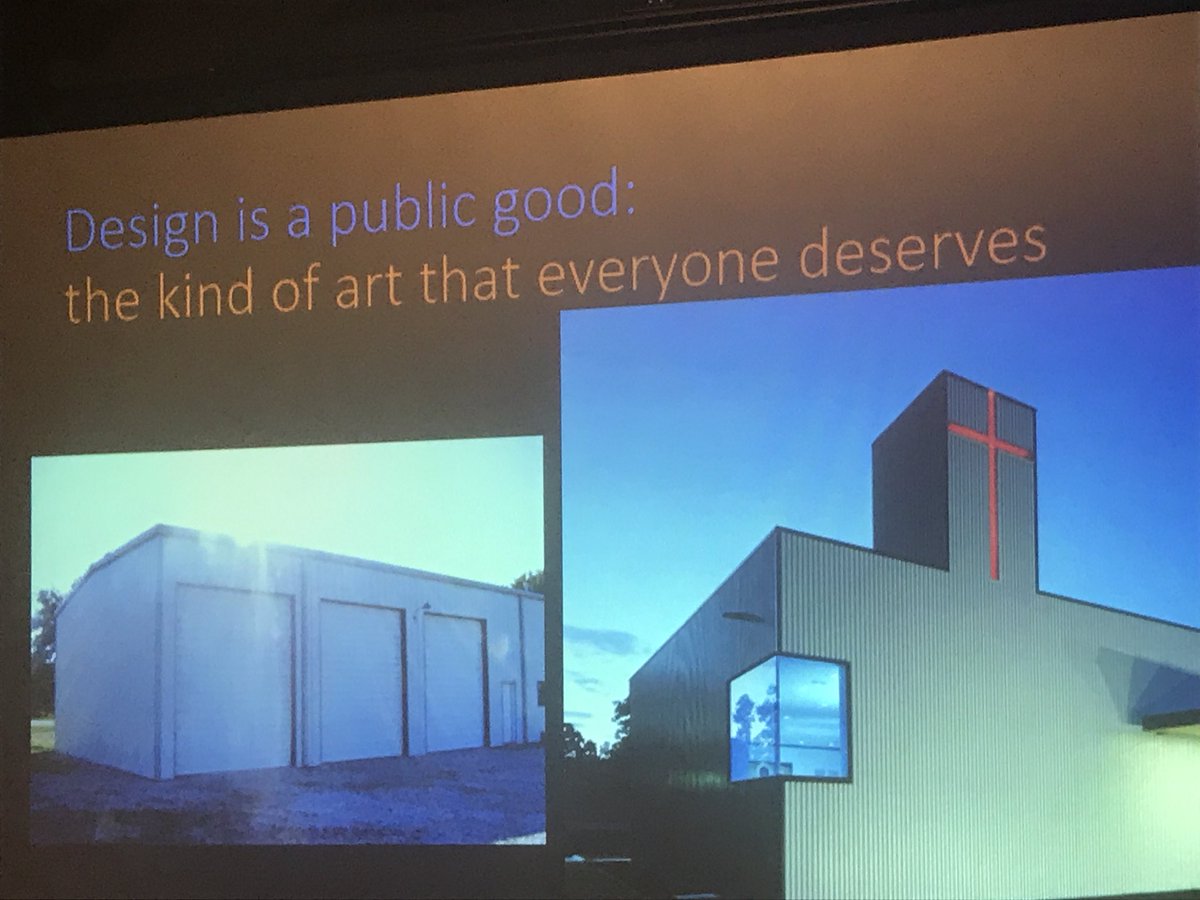 Design is a public good: the kind of art that everyone deserves - Thank you <a href="/SarahWGoldhagen/">Sarah W Goldhagen</a> for an inspirering lecture on how architecture affects our lives #architecture #design