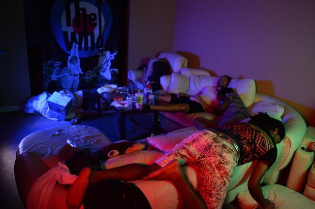 1333ProLLC's tweet photo. #albumcovershoot #band #photoshoot #thecanines #gels #party #booze #ptfo #ptfoorgtfo https://t.co/H8FV8EQPy9
