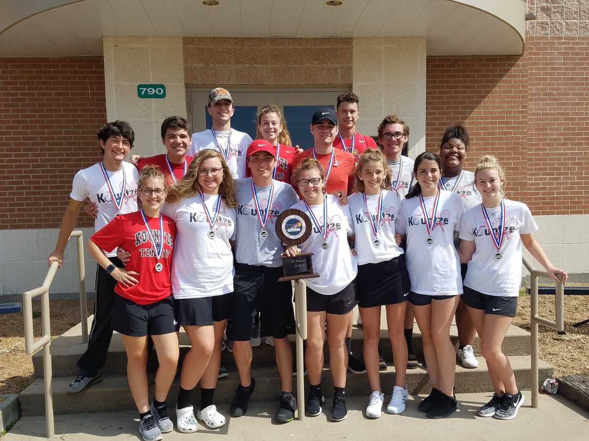 KountzeISD's tweet photo. The varsity tennis team won the Regional Team Tennis Tournament in Somerville, Tx.  They are headed to State and will play Friday and Saturday,  March 9th and 10th. https://t.co/MwvKq1vzf5