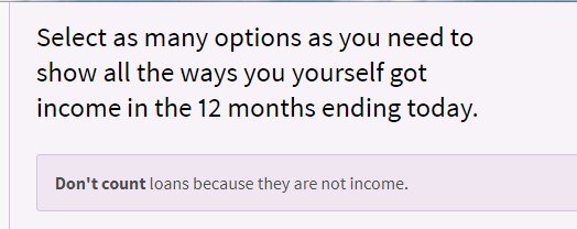 TapanuiFlu's tweet photo. Just filled in #CensusNZ - great that it clarified loans are NOT income, but cud someone please tell #WINZ! Sad to see Catriona MacLennan has left Twitter, her blog last year shows the #discrimination & legalised #persecution beneficiaries face. https://t.co/nxMoHTLihd #FixWINZ https://t.co/Sf8UAgdVNn